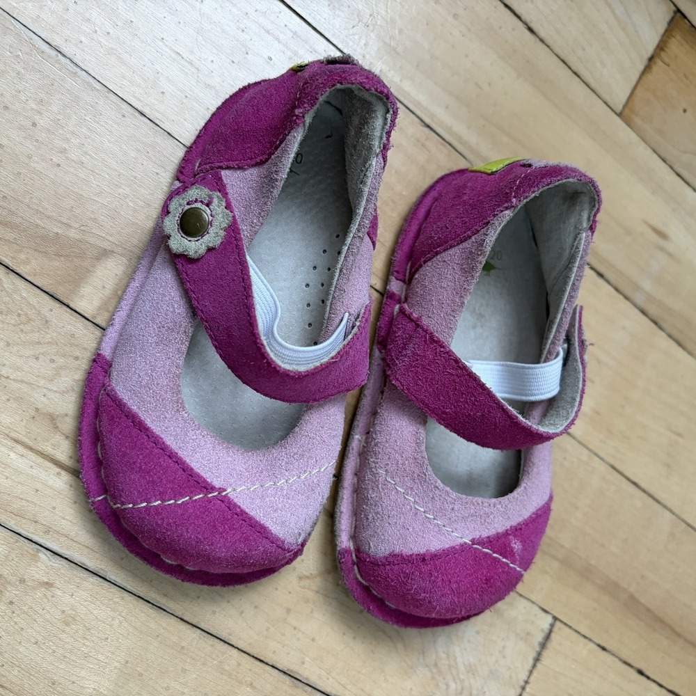 Pipit "Jill" Mary Jane Baby/Toddler Shoes Raspberry/Rose sz 5 U.S - 20‎ EU